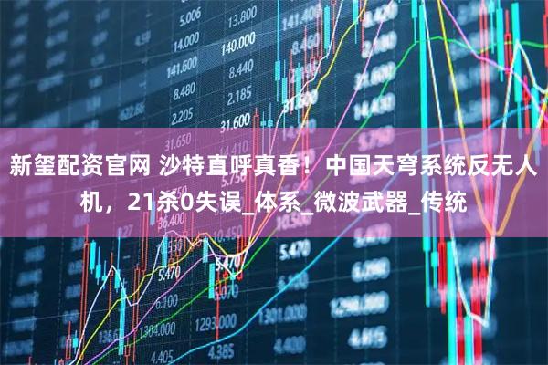 新玺配资官网 沙特直呼真香！中国天穹系统反无人机，21杀0失误_体系_微波武器_传统