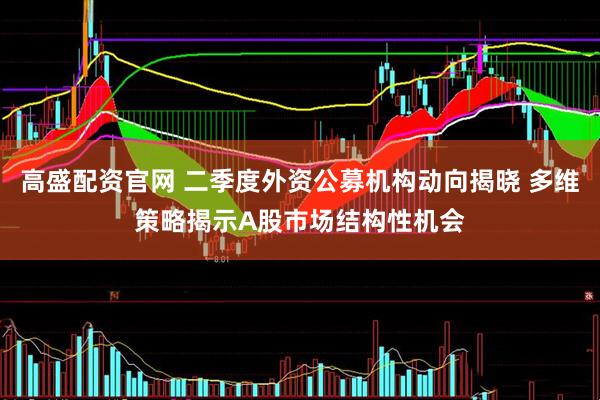 高盛配资官网 二季度外资公募机构动向揭晓 多维策略揭示A股市场结构性机会